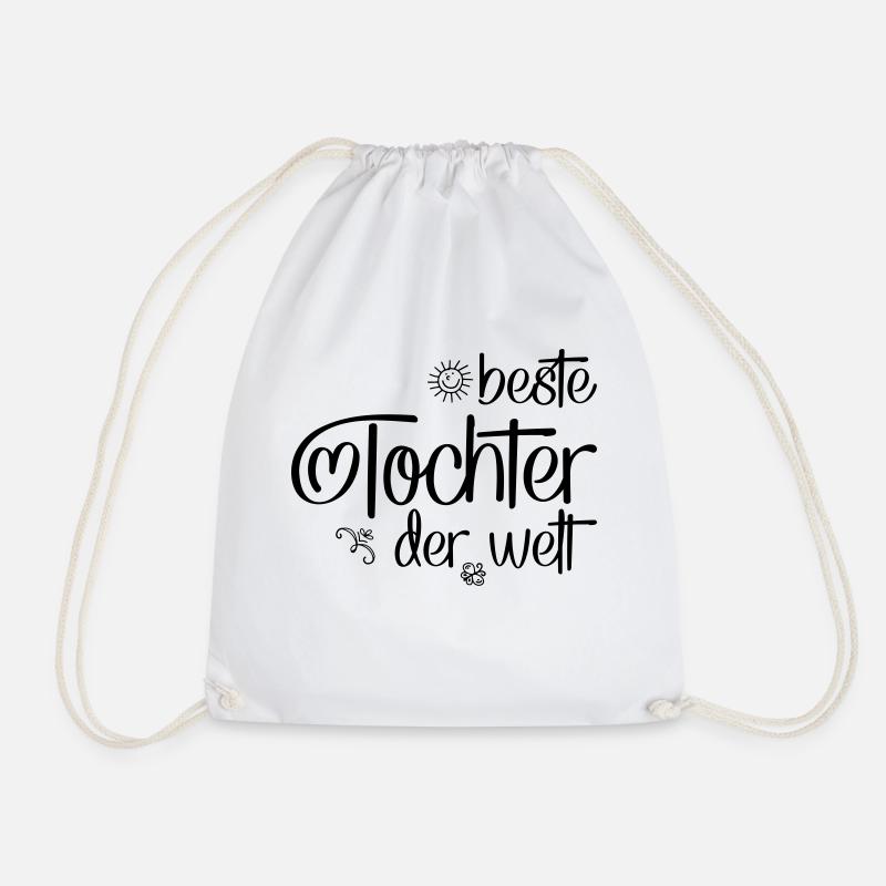 Beste Tochter der Welt - Turnbeutel - Weiß