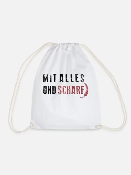 UND SCHARF - Turnbeutel - Weiß