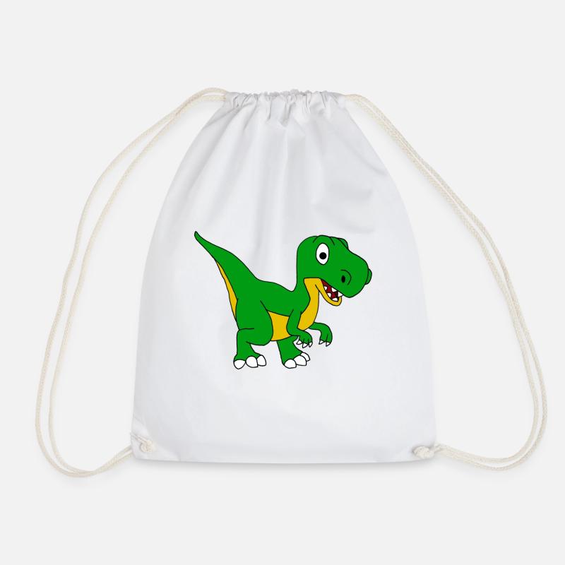 T-Rex - Turnbeutel - Weiß