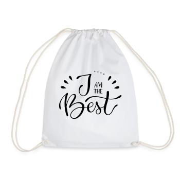 I am the best - Sac de sport léger - blanc - Devant