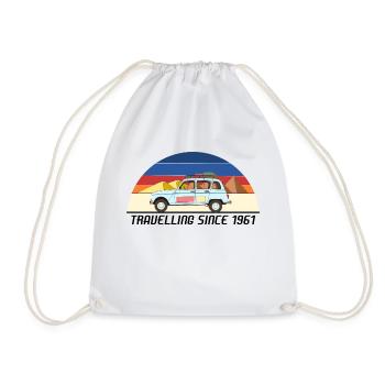 4L travel - Sac de sport léger - blanc - Devant