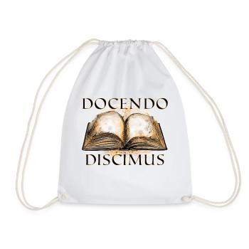 Docendo Discimus Durch Lehren lernen wir - Turnbeutel - Weiß - Vorne