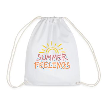 Summer Feelings - Turnbeutel - Weiß - Vorne