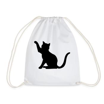 Cats - Turnbeutel - Weiß - Vorne