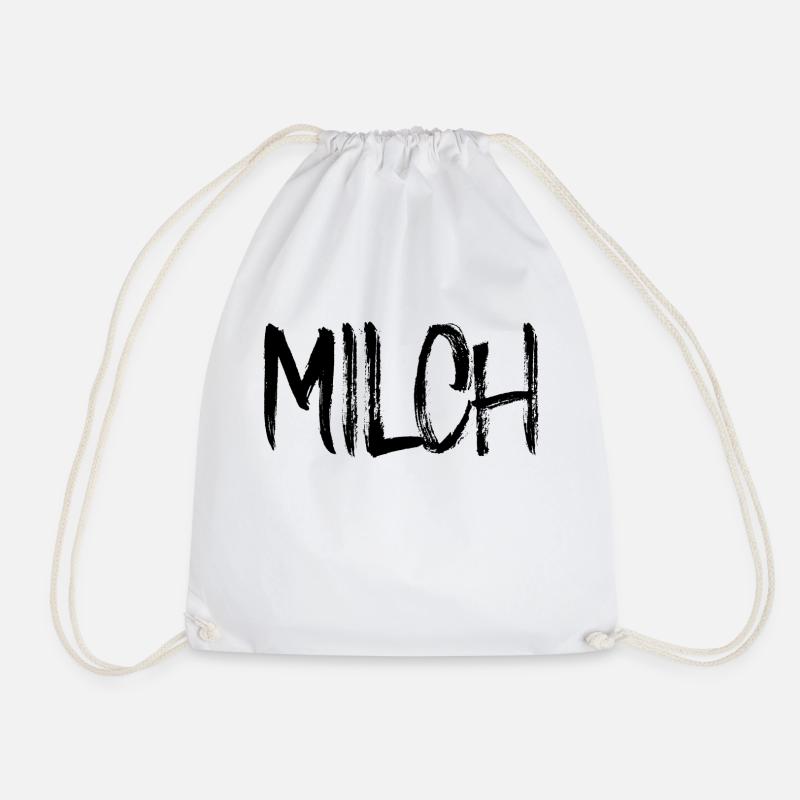 Milch - Turnbeutel - Weiß