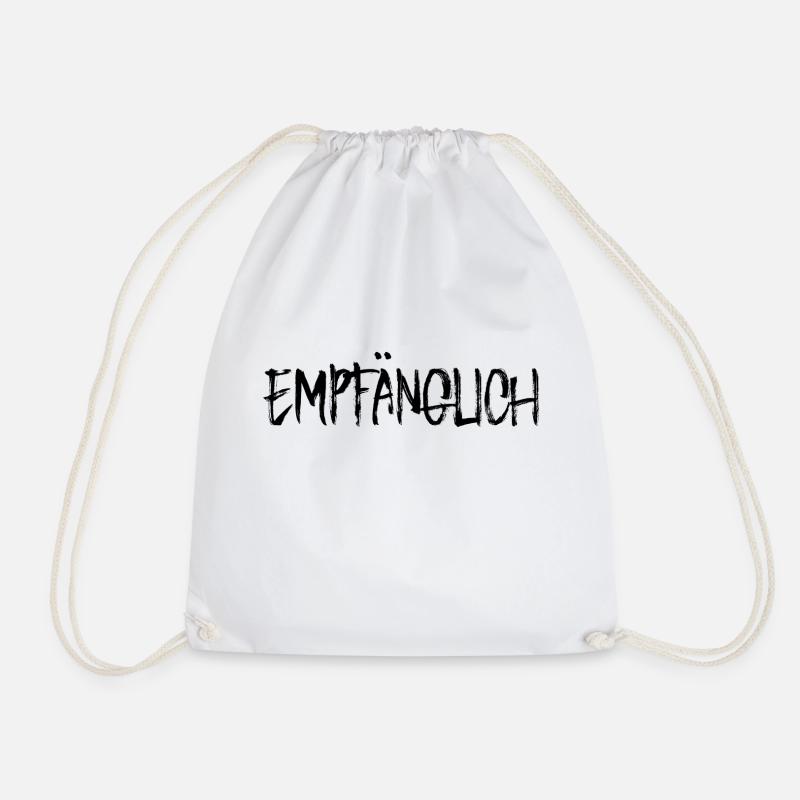 Empfänglich - Turnbeutel - Weiß