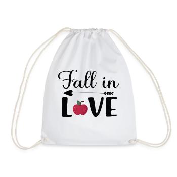 Case in Love - Drawstring Bag - white - Front