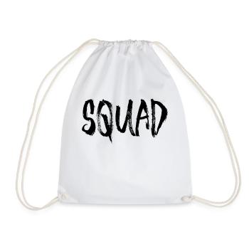 SQUAD - Drawstring Bag - white - Front