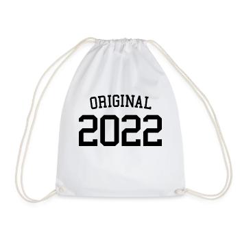Original 2022 - 1 Jahr, Kinder zum 1. Geburtstag - Turnbeutel - Weiß - Vorne