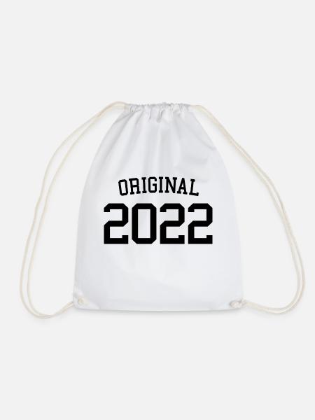 Original 2022 - 1 Jahr, Kinder zum 1. Geburtstag - Turnbeutel - Weiß