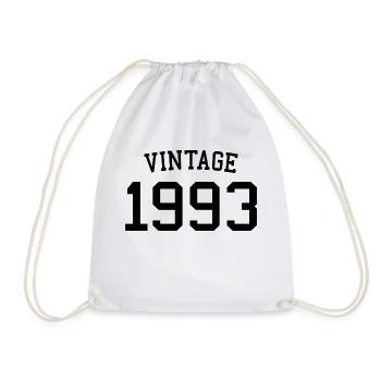Millésime 1993 - 30 ans, cadeau 30e anniversaire - Sac de sport léger - blanc - Devant