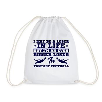 Football féminin Fantasy Football Master Draft Day - Sac de sport léger - blanc - Devant