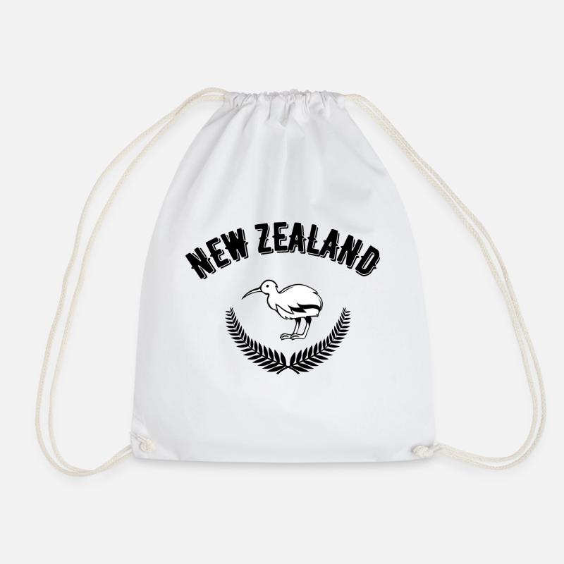 Neuseeland - Turnbeutel - Weiß