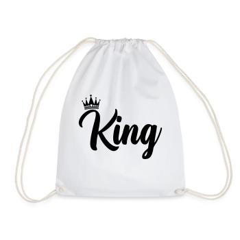 king - Turnbeutel - Weiß - Vorne
