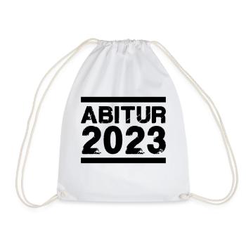abitur 2023 - Turnbeutel - Weiß - Vorne