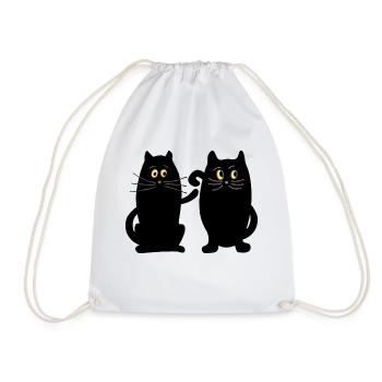 Chats - Sac de sport léger - blanc - Devant