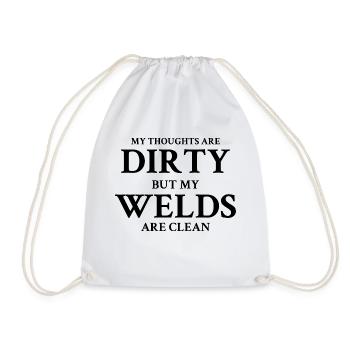 Craftsman Handyman Craft Tool Construction Site - Drawstring Bag - white - Front