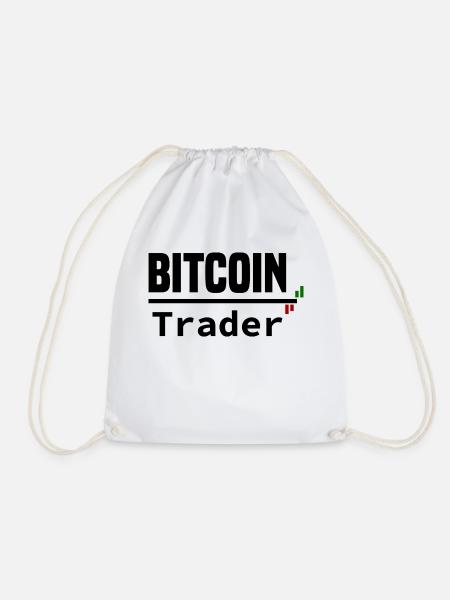 Bitcoin-Händler - Turnbeutel - Weiß