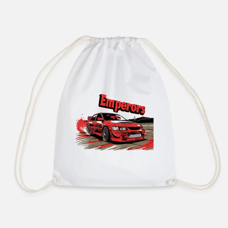 Emperors Lancer Evo 6 - Drawstring Bag - white