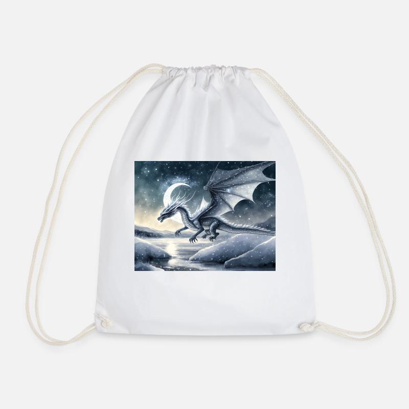Dragon d’argent - Sac de sport léger - blanc