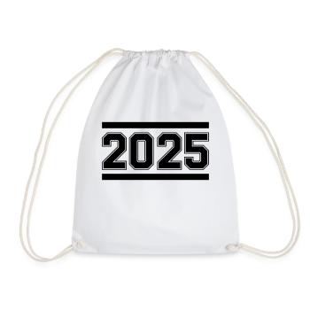 2025 - Turnbeutel - Weiß - Vorne
