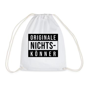 Orginale Nichtskönner Ronny - Turnbeutel - Weiß - Vorne
