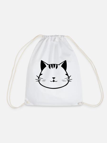 Cat - Turnbeutel - Weiß