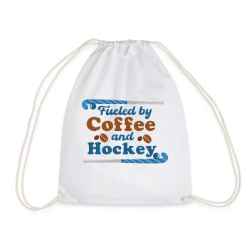 Floorball Field Hockey Hockey Players Hockey Coffee - Drawstring Bag - white - Front