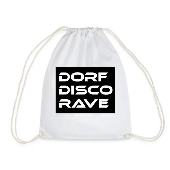 Dorf Disco Rave - Turnbeutel - Weiß - Vorne