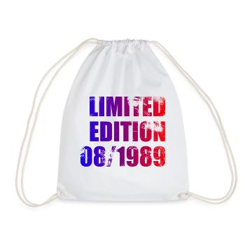 35e anniversaire Edition limitée 08/1989 - Sac de sport léger - blanc - Devant
