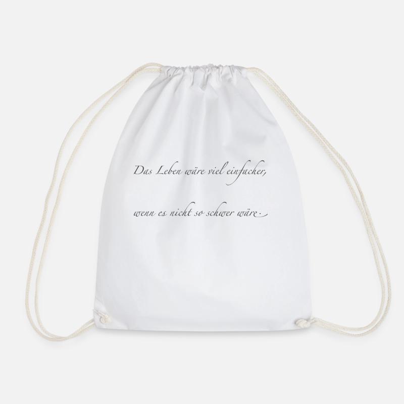 vie - Sac de sport léger - blanc