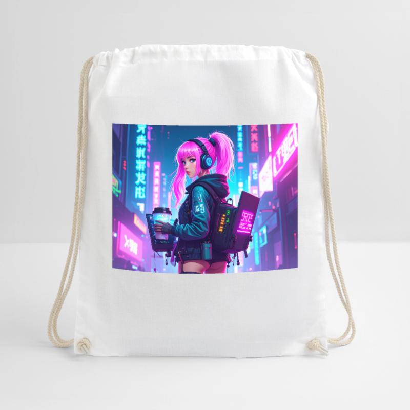 Cyber DJ Coder – Beats, Bytes & Blinks Turnbeutel