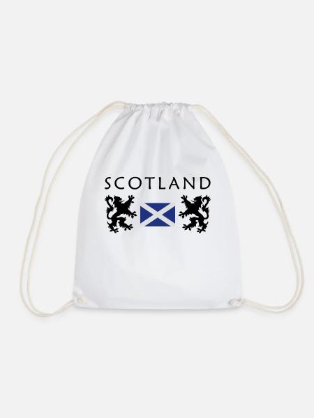 Scotland-Flag - Turnbeutel - Weiß