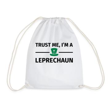 Trust Me I'm a Leprechaun - Turnbeutel - Weiß - Vorne