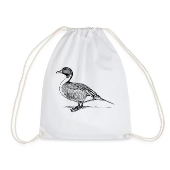 duck56 - Drawstring Bag - white - Front