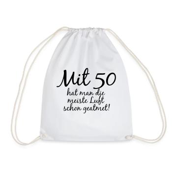 mit_50 - Drawstring Bag - white - Front