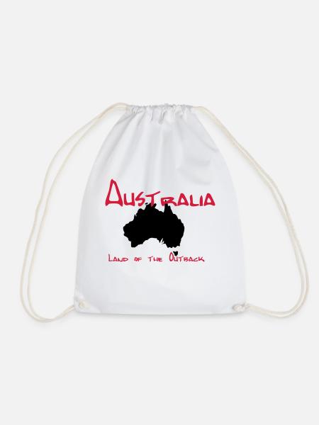 Australien - Turnbeutel - Weiß