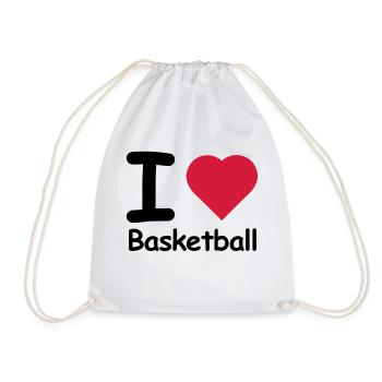 basketball fan nba sport - Turnbeutel - Weiß - Vorne