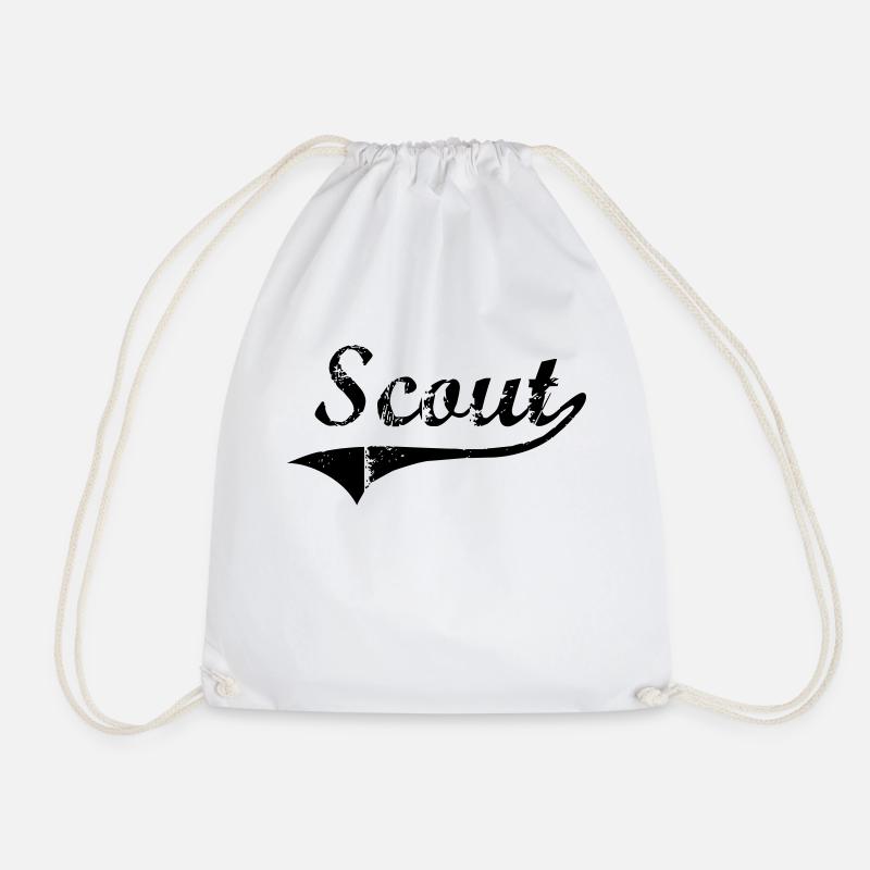 Scout - Drawstring Bag - white