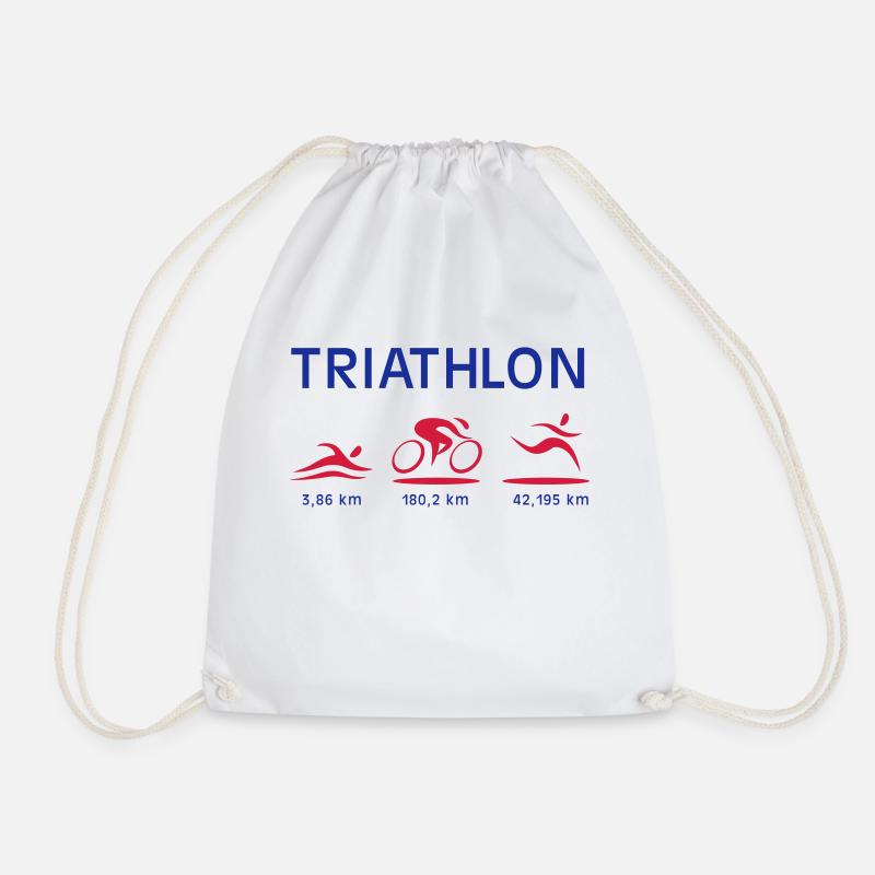 Triathlon - Turnbeutel - Weiß