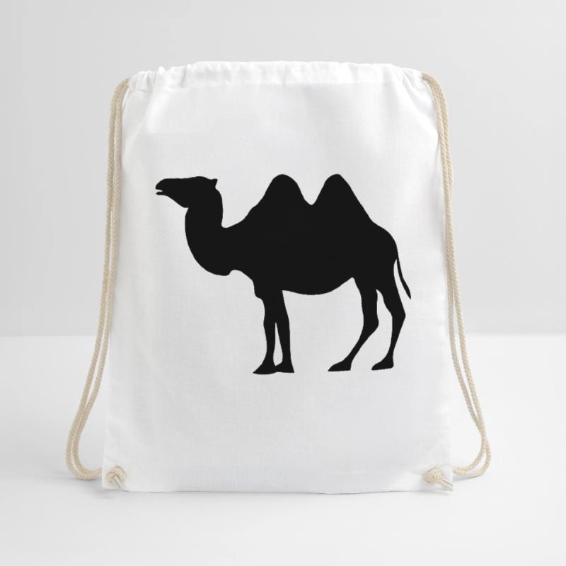Kamel dromedar Kamel Geschenk Turnbeutel
