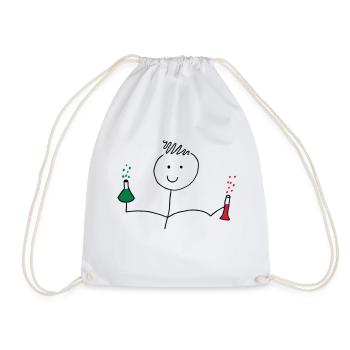 chemistry - Drawstring Bag - white - Front
