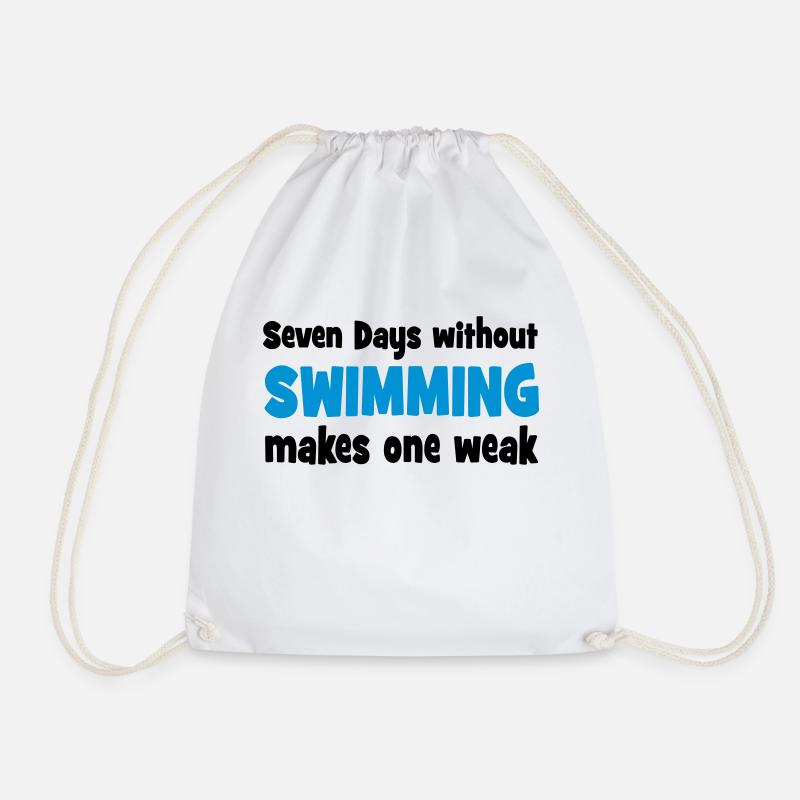 swimming - Turnbeutel - Weiß