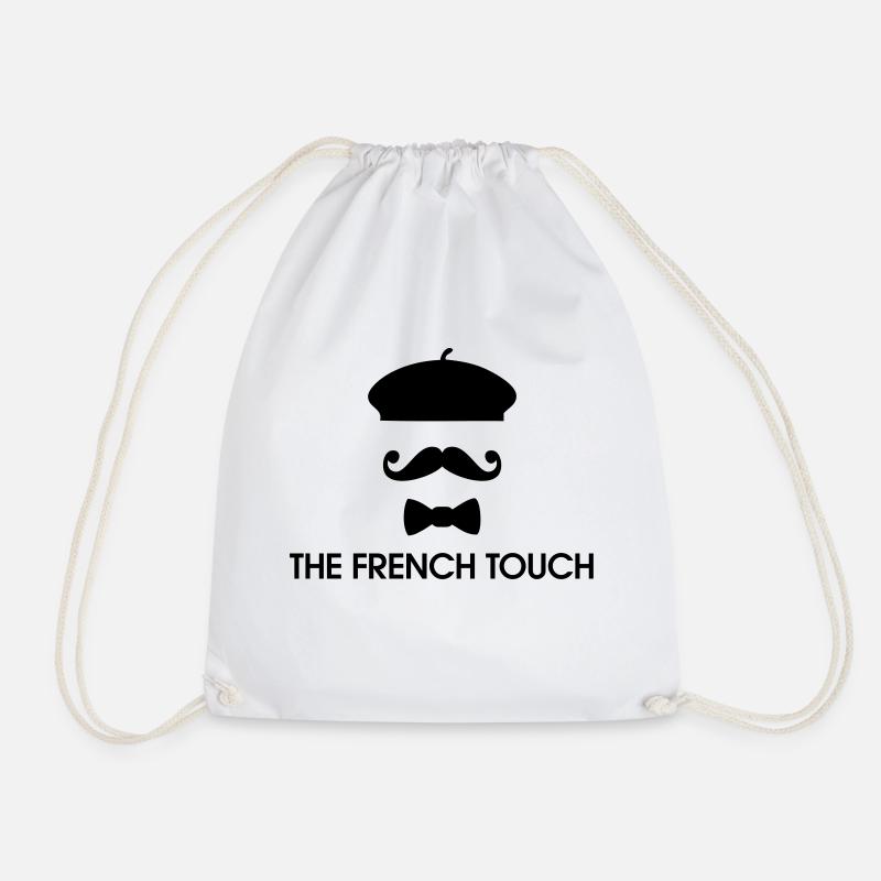 The French Touch - Drawstring Bag - white
