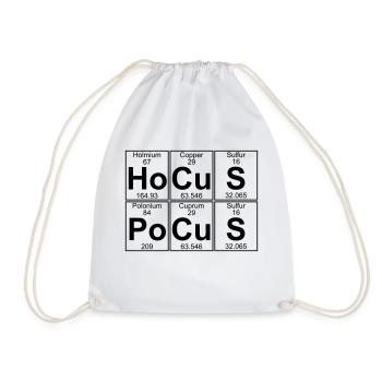 Ho-Cu-S Po-Cu-S (hocus pocus) - Full - Turnbeutel - Weiß - Vorne