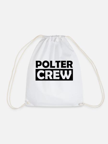 polter crew - Turnbeutel - Weiß