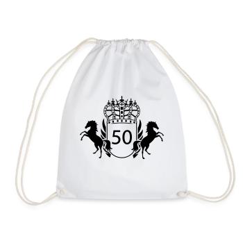 50 - Turnbeutel - Weiß - Vorne