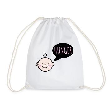 Baby hat hunger - Turnbeutel - Weiß - Vorne