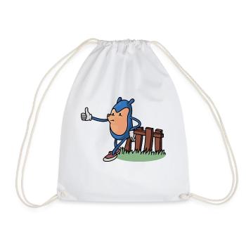 Approved - Drawstring Bag - white - Front