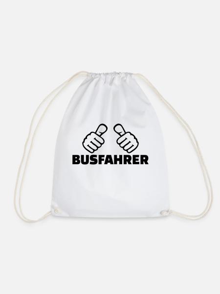 Busfahrer - Turnbeutel - Weiß